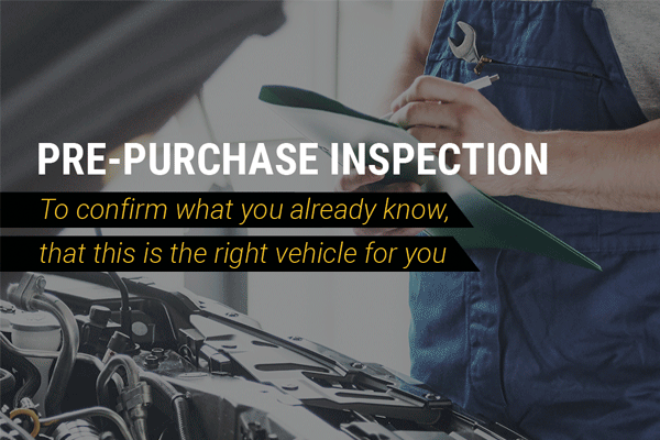 Check Your Ride pre-purchase, lease return, and safety vehicle inspection.